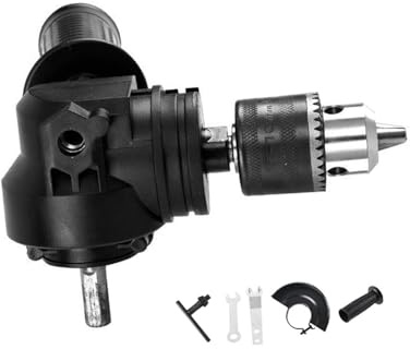 Zanthicia Adattatore per trapano a 90 gradi, prolunga per trapano ad angolo retto, facile installazione, robusto, per piccole aree, adatto per aree piccole e compatte, adattatore ad angolo retto per