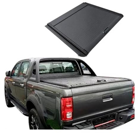 OLQYBD Autoteile Rolldeckel for Pickups, Laderaumabdeckung aus Aluminiumlegierung, kompatibel mit JAC T8 PRO Pickup 2020-2024