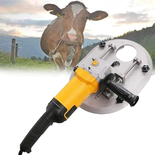 Elektrisk avhornningsmaskin, hornborttagare för boskap, bärbart verktyg för borttagning av gårdshorn med 1700 W motor och 8500 rpm hastighet, för nötkreatur, får, ranchutrustning