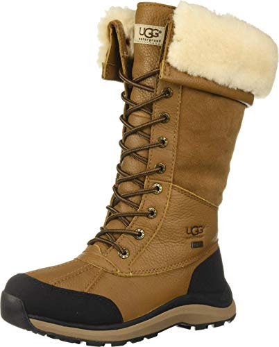 UGG Women's W ADIRONDACK BOOT TALL III Snow, chestnut, 9.5 M US