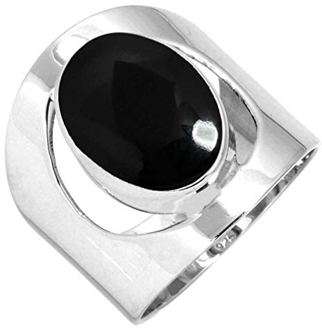 Jeweloporium Onyx, Kristall, Labradorit, Perle, ovaler handgefertigter Ring, echter 925er Sterlingsilber, Boho-Schmuck aus natürlichem Edelstein für Frauen