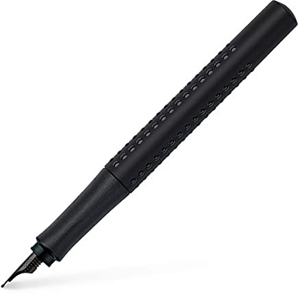 Faber-Castell 140963 - Füller Grip Edition, Federbreite F, All Black, 1 Stück