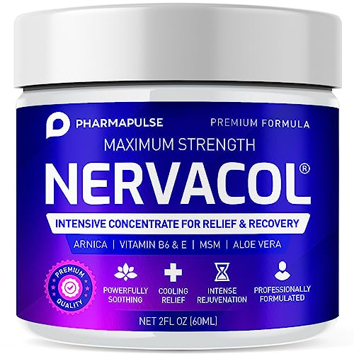 Pharmapulse Neuropathy Cream – Maximum Strength for Feet, Hands, Legs, Toes, Lower Back - Alpha Lipoic Acid, Arnica, Vitamin B6, Aloe Vera, MSM - Effective Soothing
