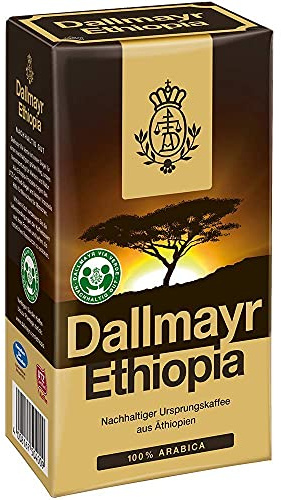 Dallmayr - Ethiopia Medium Roast Ground Coffee - 2 x 500 g - Germany