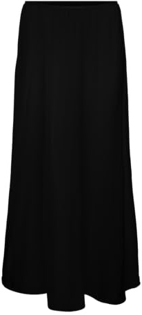 VERO MODA Vmalba WVN GA Noos Jupe Cheville, Noir, S