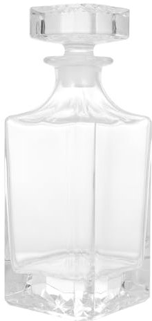 MAGICLULU Vodka Decanter Elegant Decorative Bottle for Bar Smooth Edges for Whiskey Brandy and Port for Family and Friends Matte Finish