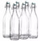 set 6 Bottiglia Milly in vetro, con tappo ermetico per acqua vino bevande