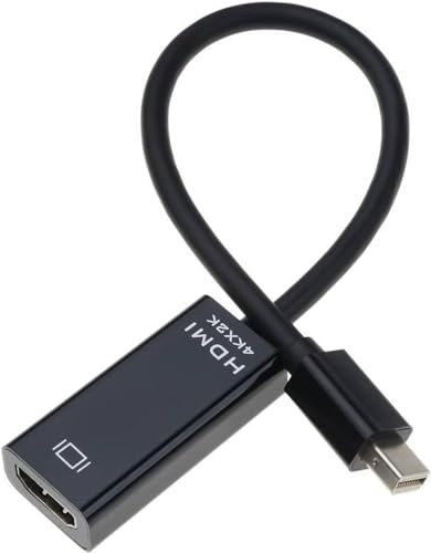 Multibao 4K Mini Display Port DP to HDMI Female Converter Adapter Connector Cable 4K*2K compatible with MacBook Pro Air Monitor Projector TV