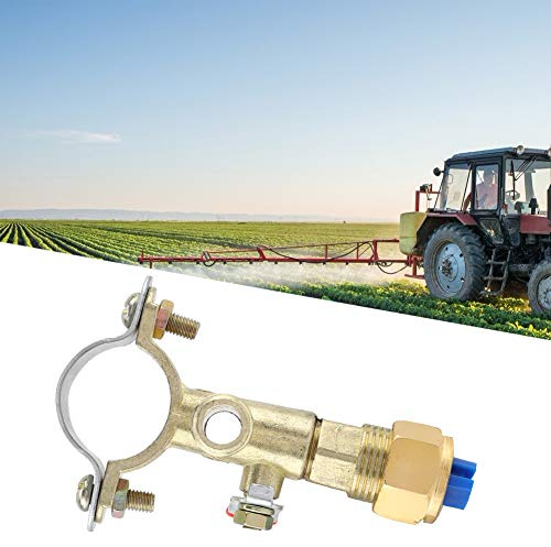 KIMISS Boquilla Agrícola de Alta Presión para Protección de Plantas, Tractores y Pulverizadores - Pulverizador de Tractor de Aleación de Zinc con Montaje de Conexión de Rosca Externa