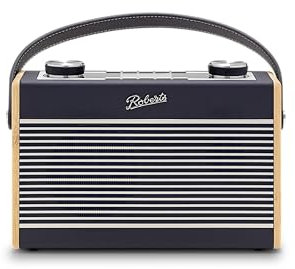 Roberts RAMBLER CLASSIC FM/DAB/DAB+ Digital Radio with Bluetooth, Navy Blue
