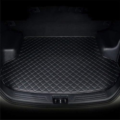 JUNJIKAIDAN Auto Leder Kofferraummatten für Audi TT 2015-2018 4 Seats, Wasserdicht Kofferraum Cargo Schutzmatten Auto ZubehöR,A/Black