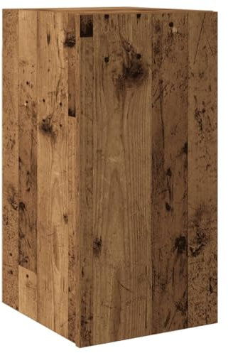 vidaXL Mobile TV Legno Antico 30,5x30x60 cm in Legno Multistrato, mobiletto, mobiletto HiFi, Mobile per dispositivi multimediali, Supporto TV