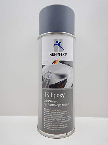 1K EPOXY GRUNDIERFÜLLER Lack GRUNDIERUNG FÜLLER MIT ROSTSTOPPFUNKTION 400ML (1)