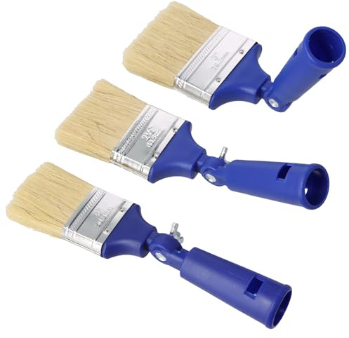3 st utdragbara färgborstar, professionella justerbara färgborstar, målarborste-set, för vägg, tak, interiör och exteriör målning (50 mm, 60 mm, 70 mm)