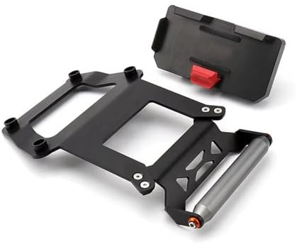 CGBWMB Handyhalter Motorrad Für X-MAX300 2023 Motorrad Drahtlose Handy Lade Halter GPS Navigation Halterung Motorrad-Navigationshalterung(22MM Set)