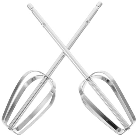 Ciieeo 2 Pack Hand Mixer Beaters Attachments Egg Beater Replacement Whisk Heads Electric Hand Mixer Parts for Whisking Eggs Butter Sugar Baking Kitchen Accessories Easy Install