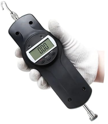 GKSNCJSMF Misuratore di Forza Digitale 50N 20N 100N 200N Dinamometro per Test di trazione e Compressione a Basso Errore, Alta sensibilità (10N)