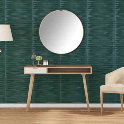 Wandpaneele Wandverblender,Wandpaneele 24 Stk. Grün 50x50 cm XPS 6 m² Stein,Wandpaneel für Küche,Badezimmer,Balkon,Schlafzimmer,Wohnzimmer