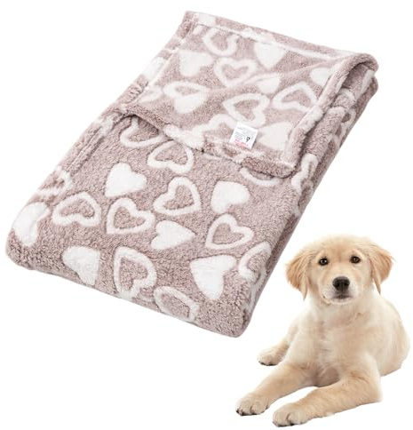 GYTFOG Dog Blankets, 100 x 75 cm Dog Blanket Washable | Puppy Blanket for Medium Dogs, Pet Blankets for Cats and Dogs, Dog Blanket for Indoor Cats Dog Sofa Bed