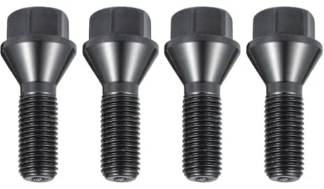 Für BMW F10 F11 F15 M12 x 1,5 M14 x 1,25 M14 x 1,5 4 Stück Radnabenschrauben Radbolzen Radmuttern OE 36136781150 (M14 x 1,5)