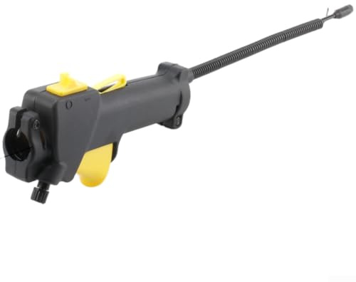 Interruttore a manopola dell'acceleratore per tosaerba per manubrio da 26 mm, compatibile con sega a palo standard e accessori per spazzole per zaino, nero (H)