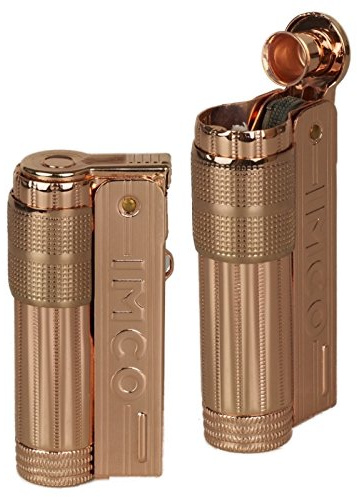 Lifestyle-Ambiente IMCO Feuerzeug Super-Triplex Oil Brass Copper Schriftzug