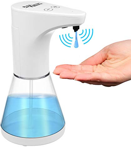 ProMedix PR-530 Automatischer Seifenspender mit Infrarot Sensor 480 ml Nachfüllbarer Spender No-Touch Batteriebetrieben (Ohne Batterien im Set)