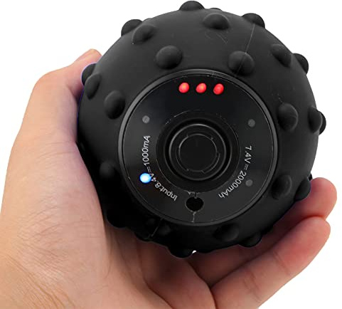 Sfera da Massaggio Vibrante - Rullo Elettrico per Fitness e Yoga, Alleviare il Dolore Muscolare, Recupero dei Tessuti Profondi, Rilascio Miofasciale (EU)