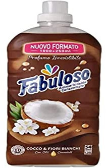 Fabuloso Ammorbidente Concentrato Sensations Cocco, 1.25L