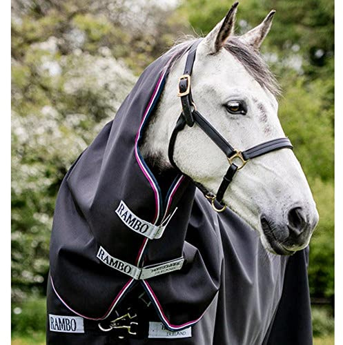 Horseware Rambo Supreme Hood 150g - Navy/Burgundy, Größe:L