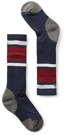 Smartwool Unisex-Youth Kids' Wintersport Full Cushion Stripe Otc Socks Kids' Wintersport Full Cushion Stripe OTC Socks (1er Pack)