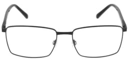 Rodenstock Brille mit Sehstärke für Herren optional mit Sonnenbrillentönung oder Blaulichtfilter, Quadratisch, gefertigt aus Metall (inklusive Brillenetui)