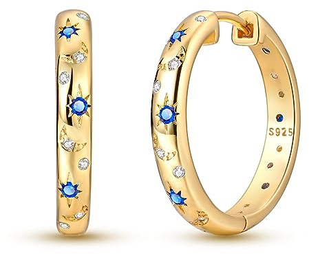 NARMO 925 Sterling Silber Ohr Mond Ohrringe für Frauen Schmuck Geschenke