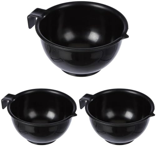 Efalock Professional Färbeschale, schwarz klein, (1 Stück) (Packung mit 3)