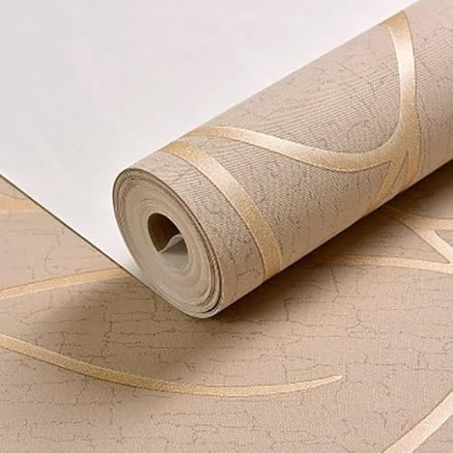 BITHAI Tapete Vliestapete Modern Minimalistisch Tapeten mit 3D Streifen Muster Silber Leicht Glänzend - Streifentapete Wanddekoration in Wohnzimmer Schlafzimmer küche Flur 0,53m x 9,5m (6004)