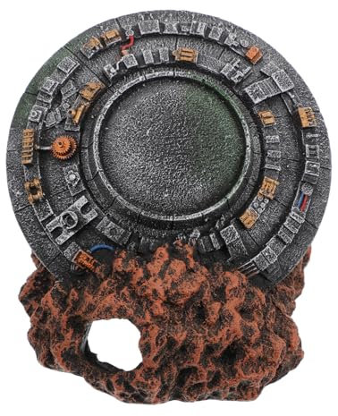 Sosoport Fish Tank UFO Wreck Decoration Kreative Resin Craft Für Aquarium Und UFO- Als Garnelenversteck Lebendige Aquarienornamente