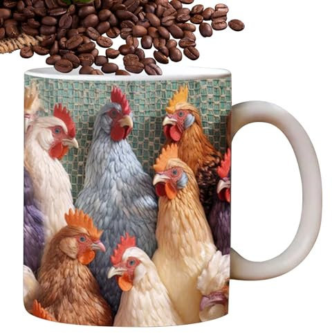 Taza de café del gallo, Taza de té de cerámica, Taza café, taza de café