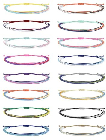 YANCHUN String Bracelets for Women Gifts Trendy Stuff Friendship Bracelets Waterproof Summer Anklet Outfits Adjustable Wave Surfer Beach Bracelet Jewelry Gifts