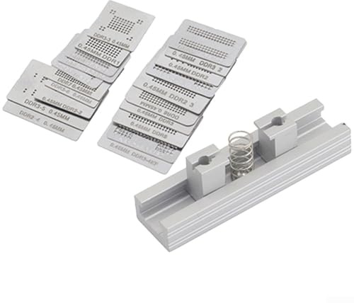 Multi Piece For BGA Memory Steel Stencil Set with Heating Bracket for Simplified Memory Chip Repairs (20PCS)