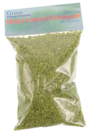 MUELODSIC Poudre Herbe Miniature pour Maquettes Gazon Artificiel Décoratif pour Diorama Matériaux Micro-Paysage Herbe Statique Colorée pour Projets DIY