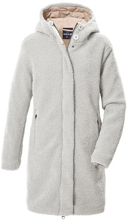 G.I.G.A. DX Donna Sherpa parka funzionale con cappuccio GW 95 WMN PRK, gebrochenes weiss, 42, 43922-000