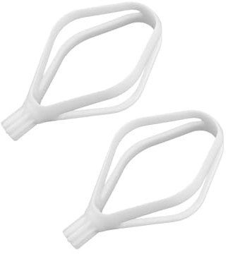 QOXEZY Ensemble de palettes à gâteau pour batteurs sur socle – 2 pièces de pâte et de glaçage antiadhésifs compatibles avec les séries Plus, Artiste, et NutriMill (A)