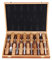 Juego de Herramientas de Talla de Madera de 12, CRV 60, Cuchillas de Acero de Alta Dureza, Juego de Cincel para Carpintería con Caja de Almacenamiento de Madera para Principiantes