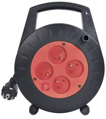 Enrouleur 5 mètres 3G1mm² 4 PRISES 16A+T