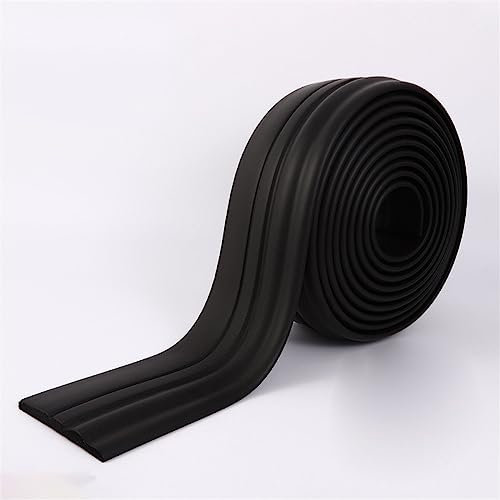 Flexible Baseboard Molding Trim 4 Inch x 16.4 Feet Self-Adhesive Vinyl Wall Base, Flexible Caulk and Trim Strips for Floor Wall Base Cove and More