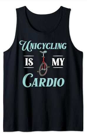 Einrad Fahrrad Lustiges Training Lernen Radfahren Tank Top