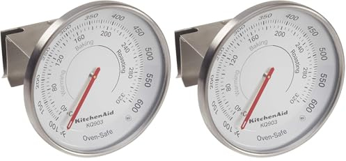 KitchenAid Adjustable Oven Temperature Gauge, 40°C to 320°C (Pack of 2)