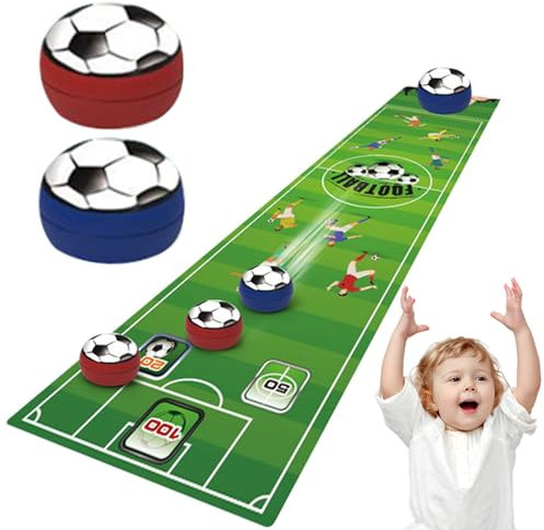 OnIUeZky Tabletop Curling für Erwachsene Kinder Curling Game Tabletop-Spiele Interaktive Eltern-Kind-Tabletop Curling Game Developmental Stress Relief Tabletop Games Party Games, Fußball