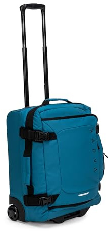KADVA Lazio Valise de Voyage à roulettes I 44 litres I Bagage Cabine à Main I Coque Souple avec 2 roulettes I Cadre Télescopique I Poids 2,7 kg I Couleur Marineblau