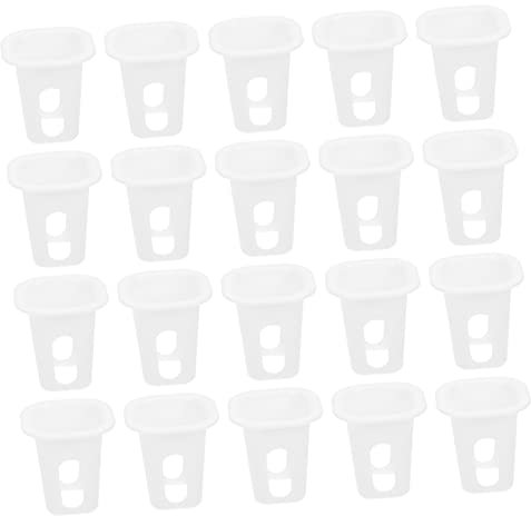 Yardwe Vasi per Piante di Fragole 100 Pezzi Cestini per Piantagione Cestini per Piante da Giardino Set di Cestini Idroponici